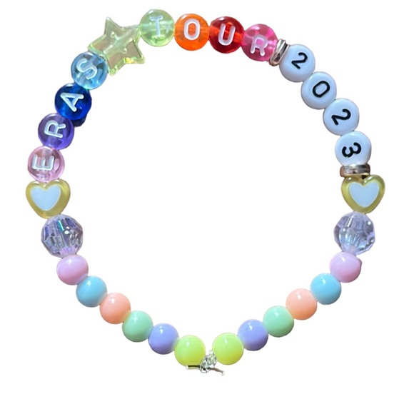 5 for $20 Taylor Swift Handmade Friendship Beaded Bracelet
“Eras Tour 2023” - Picture 1 of 2